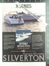 1988 ADVERTISING ADVERTISEMENT for Silverton 30X 34X Yacht Boat 1989 1990 1991 picture