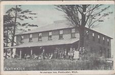 Nickerson Inn, Pentwater, Michigan c1920s RPO PM Auburn Postcard picture
