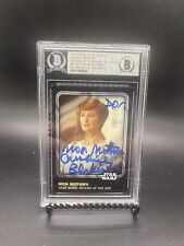 CAROLINE BLAKISTON MON MOTHMA Star Wars Signed Card beckett Encapsulated D3 picture