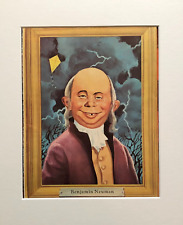 MAD MAGZINE ~ BUFFALO ALFRED BENJAMIN NEUMAN ~ DOUBLE SIDED PAGE. picture