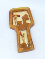 Mushrooms & Lady Bug Lucite Spoon Rest 70's Style Vintage Gamut Designs picture