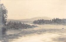The Salmon Pool, Upper Dam, Maine, RPPC, Posted picture