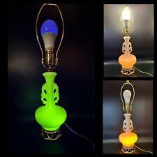 Aladdin Alacite Electric Table Lamp Uranium Glow - MINT  G220 picture