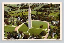 Postcard Battle Monument Bennington Vermont VT, Vintage Linen O4 picture