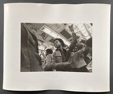 1980s New York City Subway Graffiti Found Photo 8X10 Black And White Real Photo picture