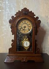 Antique F.Kroeber Parlor Mantle Clock 8 Day Strike Clock picture