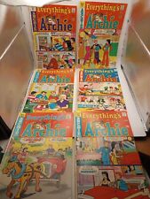 6 Vintage Archie Series Comic Books Everything's Archie #49, #67, #45, #42 #35 picture