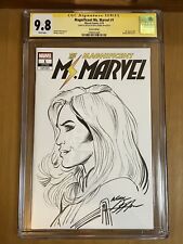 CGC 9.8 Magnificent Ms. Marvel #1 Marvel Comics 5/19 Signed Sketch 2019 Variant picture