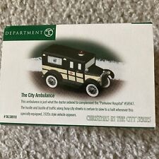 Dept 56 Christmas in the City Series The City Ambulance #56-58910 picture