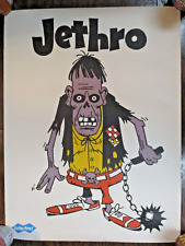 VINTAGE 1960s TASTEE FREEZ JETHRO MONSTER CHARACTER PROMO POSTER 19X25 RARE HTF picture