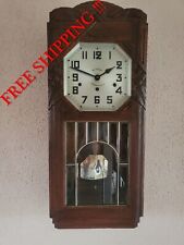 Antique German Kienzle Art Deco style  Westminster chime wall clock  ( 0577 ) picture