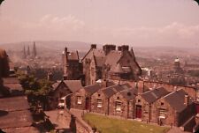 1958 Scenic View of Edinburgh from Castle Scotland June Vintage 35mm Slide picture