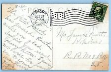 Romantic Postcard~1909 Kokomo, Indiana Cancel picture