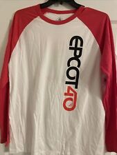 2022 Walt Disney World Parks Epcot 40th Anniversary Long Sleeve Adult  LG NWT  picture
