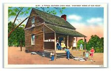 Postcard A Typical Southern Cabin Home 
