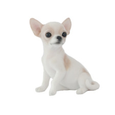 Exquisite Simulation Chihuahua Model Mini Animal Dog Statue Desktop Decoration picture