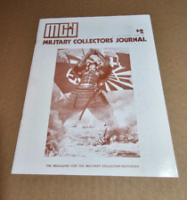 1981 MILITARY COLLECTORS JOURNAL MCJ MAGAZINE BOOK ARMY U.S. WWII WW2 WWI WW1 picture