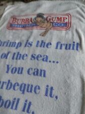 Vintage Authentic Bubba Gump Shrimp Company   Forrest Gump Souvenir Beach Towel  picture