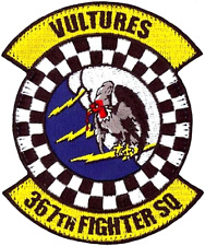 USAF 367th FIGHTER SQUADRON -VULTURES- Homestead AFB, FL - ORIGINAL VEL PATCH picture