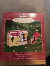 2000 Hallmark Christmas Keepsake Ornament HOPALONG CASSIDY Lunch Box Set picture