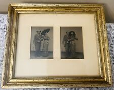 Tin Type Photos Of Engaged Couple Dated July 4, 1879 picture