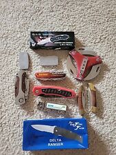 Lot Of 11 -  Assorted Pocket Knives - Folding Blade - Mixed Condition picture