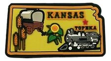 Kansas Topeka Multi Color Fridge Magnet picture