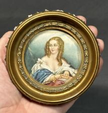 Antique Vintage Cameo Creation Framed wall picture of a Beautiful Lady Cynthia picture