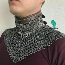 Chainmail Collar , 6 mm flat rivits and warsar , Bishop Mantle Riveted chainmail picture