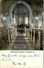 1919. EPISCOPAL CHURCH. FOXBURG,PA. POSTCARD IA33 picture