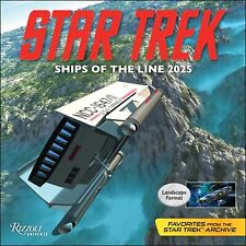 STAR TREK - SHIPS OF THE LINE - 2025 WALL CALENDAR - BRAND NEW - 344939 picture