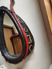 Antique Vintage Rustic Leather Horse Collar Mirror picture