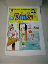 BINKY #80 original cover art color separation DC 1970'S FRANK DEMME picture