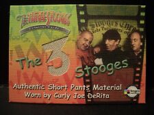 Three Stooges Breygent 2005 Shirt Material Card #C6 Curly Joe DeRita 3 Stooges picture
