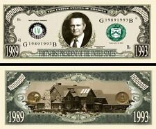 41st President George HW Bush $1,000,000 Bill Novelty Note Funny Money picture