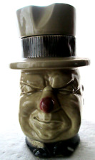 Vintage W.C. Fields Ceramic 11” Large Cookie Jar (USA #153)/Red Nose & Top Hat picture
