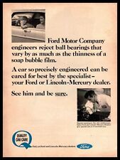 1966 Ford Boy Blowing Bubbles Out Car Window Shop Mechanic Stethoscope Print Ad picture