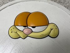 Vintage Wilton Decorating Garfield Cake Mold Pan Plastic Face Accessory Orange picture