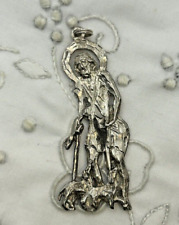 Vintage Sterling Silver Saint Lazarus 