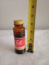 Vintage Beacon Wax THRILL Furniture Polish NOT FOR SALE Sample Bottle w/ Product picture