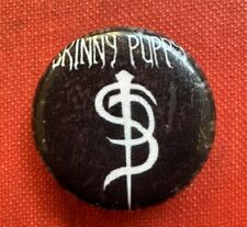 Vintage Skinny Puppy industrial goth pin button picture