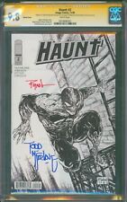 Haunt #2 ⭐ CGC 9.8 SS - 2X SIGNED TODD MCFARLANE ⭐ Sketch Cover Variant 2009 picture