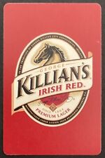 Killian's Irish Red Lager Ad Vintage Single Swap Playing Card Joker picture