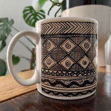 vintage 90s sakura stonewear coffee mug CANVAS designed by sue zipkin retro picture