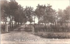 RPPC Cando ND Entrance to Tourist Camp early 1900s picture
