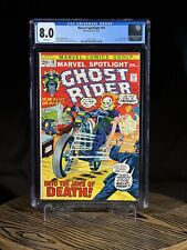 MARVEL SPOTLIGHT #10 GHOST RIDER CGC 8.0 June 1973 KEY ISSUE 1st App Witch Woman picture