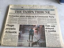 September 20, 1989 The Tampa Tribune Gorbachev Plans Shake-up Complete Paper picture