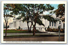 Original Old Vintage Postcard Museum Of Art Wade Park Cleveland Ohio USA 1921 picture