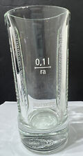JAEGERMEISTER 3-D Embossed Clear MEASURE M11 GLASS Shot Glass Mixing Bar picture