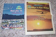Vintage 1994 Sun N Fun EAA Air Show Program + Lakeland Brochure 20 Great Years picture